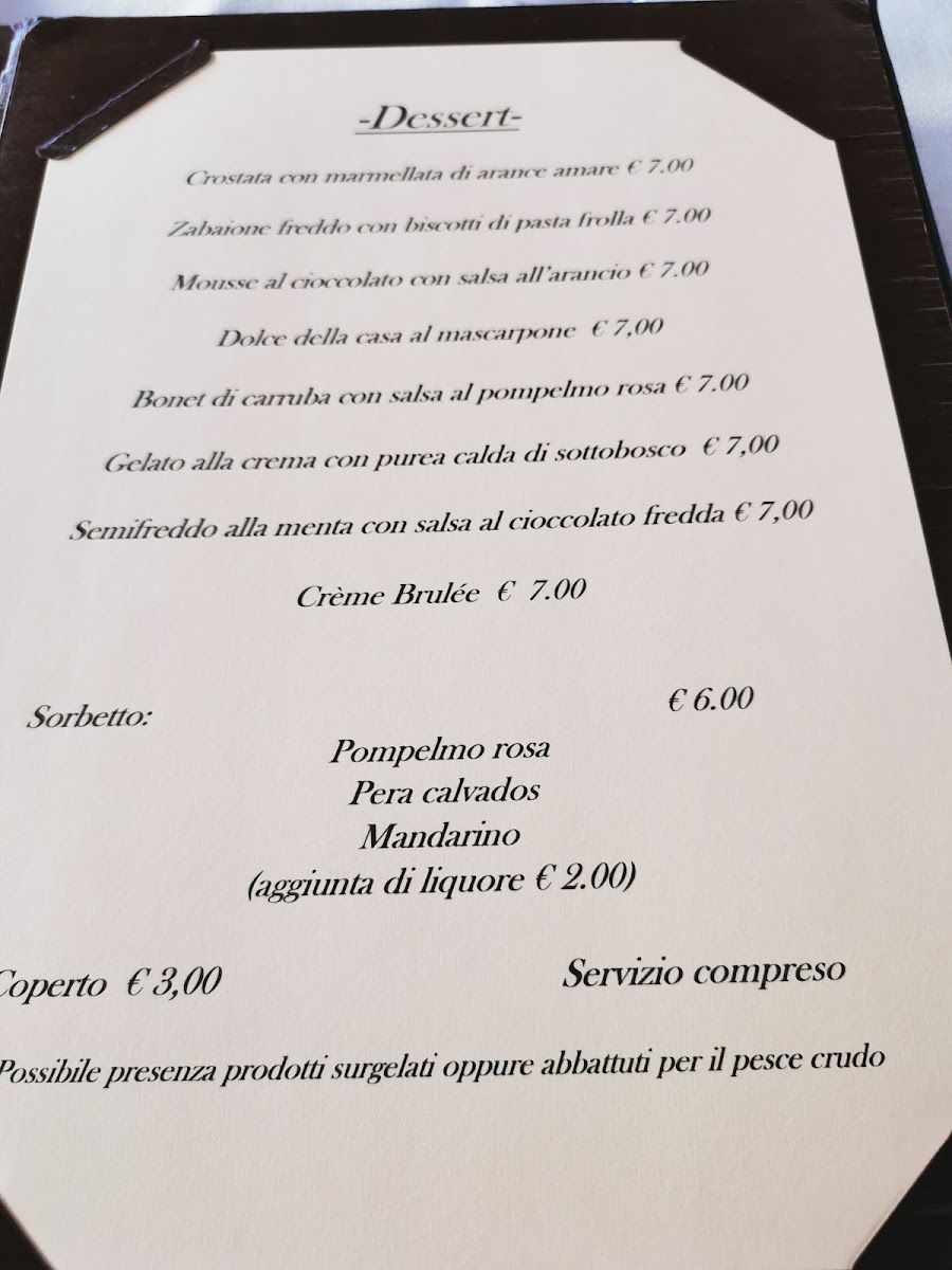 Menu L'olimpia Trattoria Con Alloggio-10