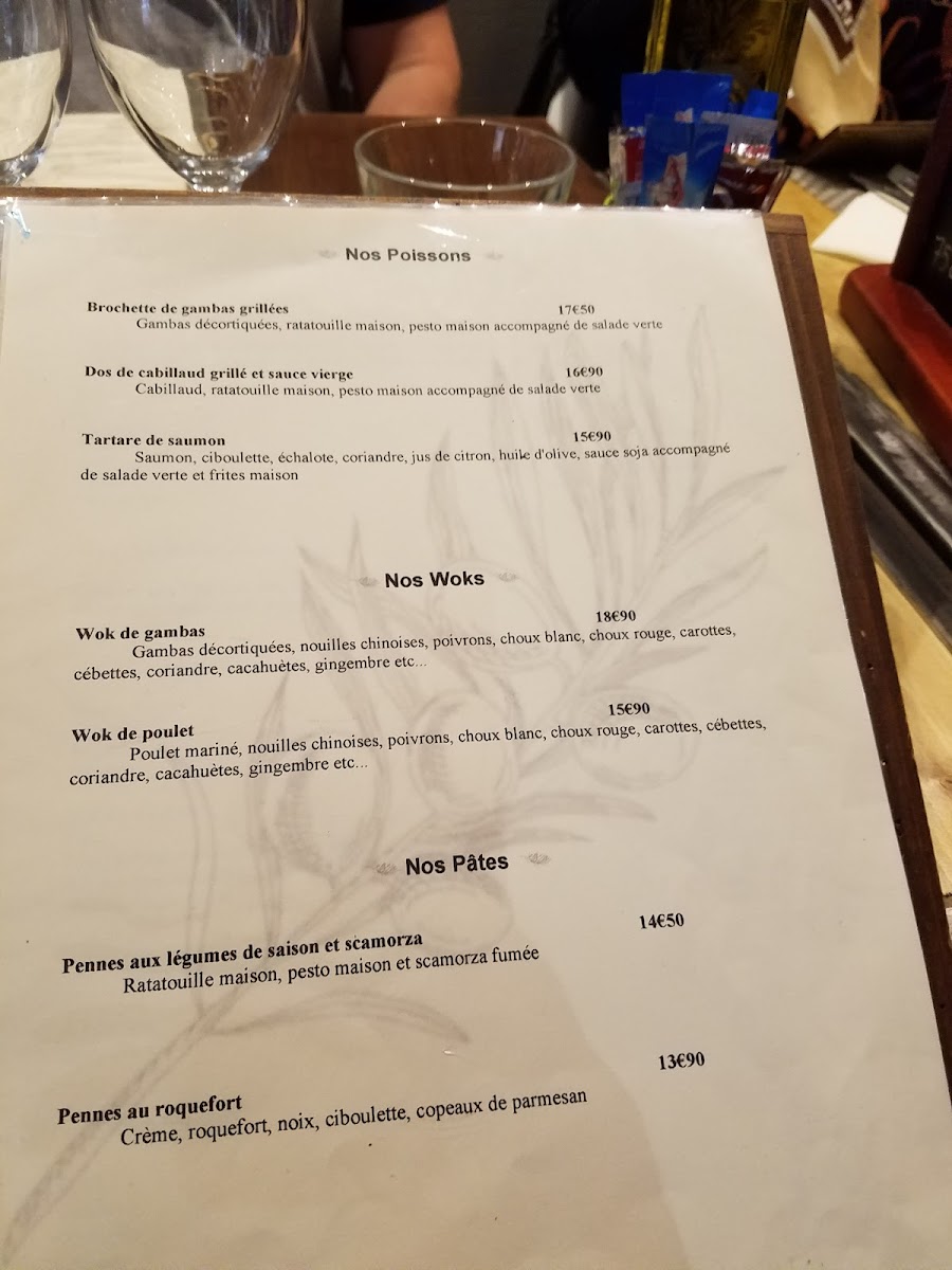 Menu L'olivier Restaurant-6