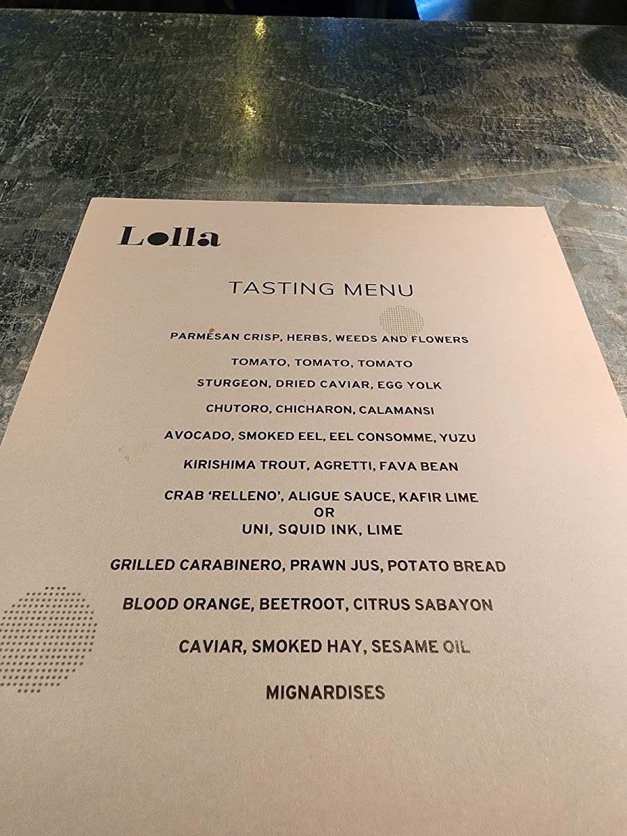 Menu Lolla-1
