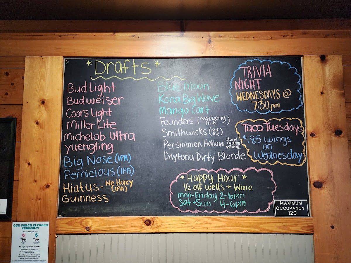 Menu Lollygaggers Sports Pub & Grill - Wildwood-4