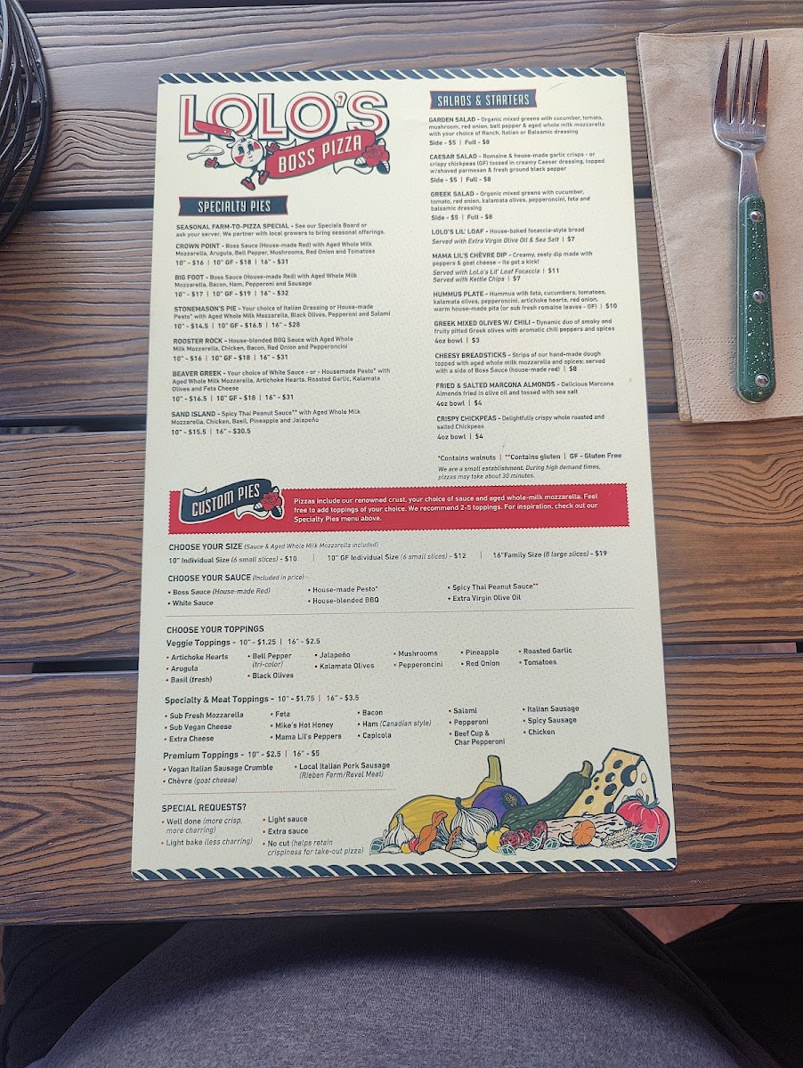 Menu Lolo's Boss Pizza - Troutdale-3