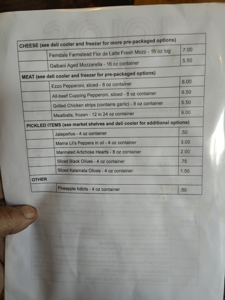Menu Lolo's Boss Pizza - Troutdale-6