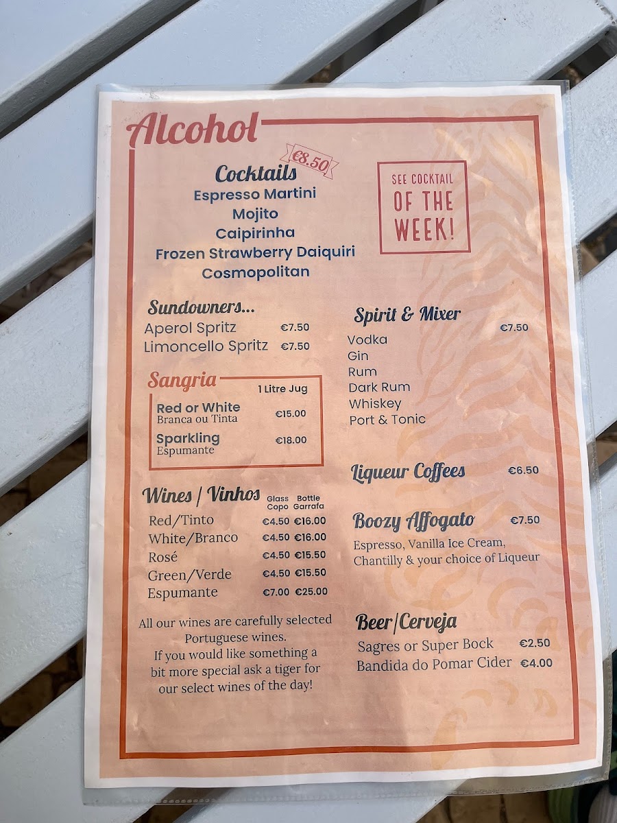 Menu London Tiger Coffee-3