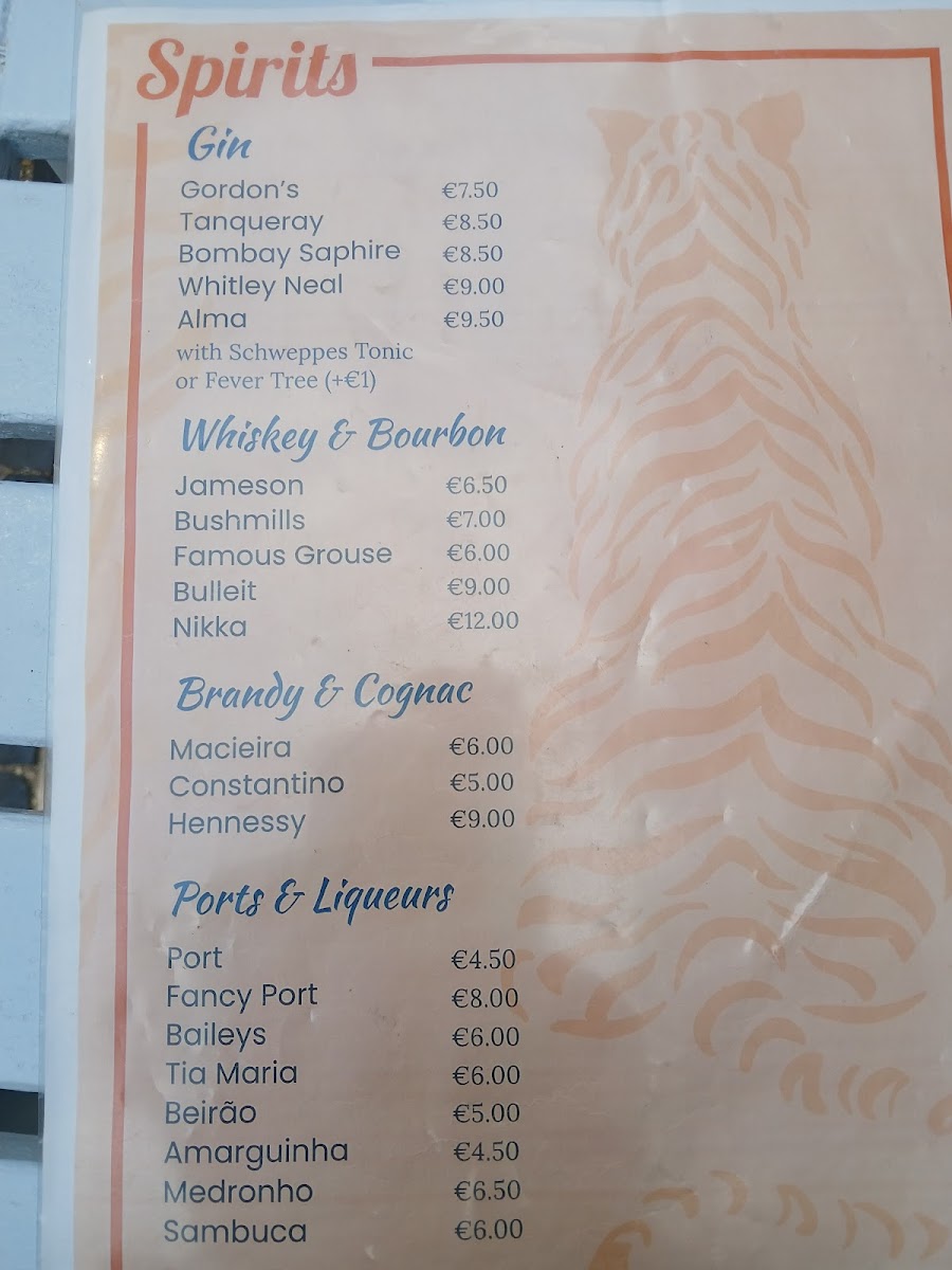 Menu London Tiger Coffee-9