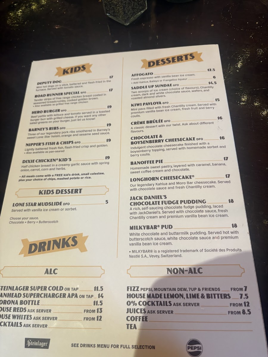 Menu Lone Star Nelson-5