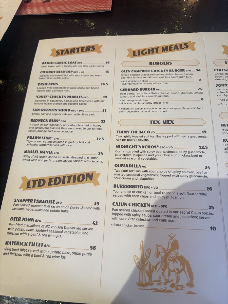 Menu Lone Star Nelson-6