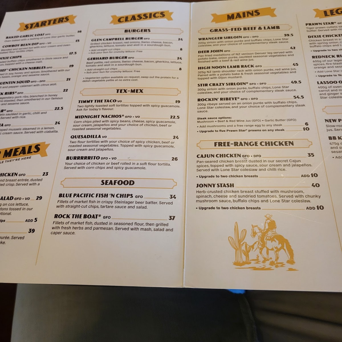 Menu Lone Star Nelson-8