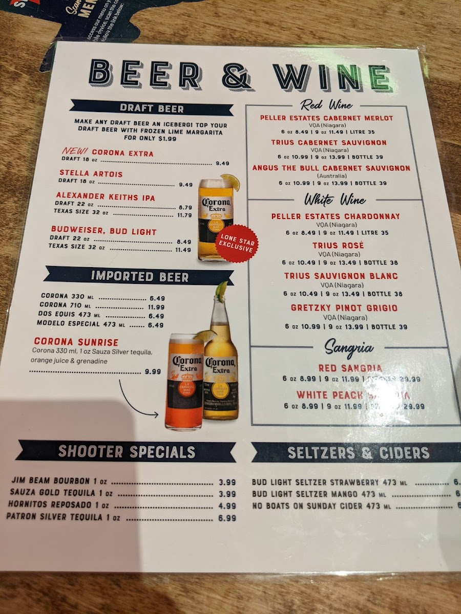Menu Lone Star Texas Grill-3