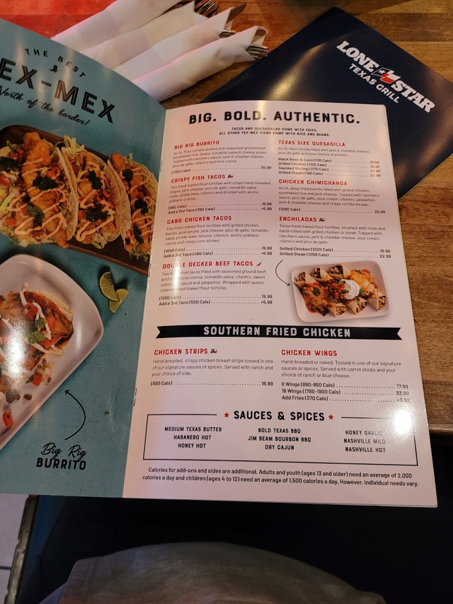 Menu Lone Star Texas Grill-4