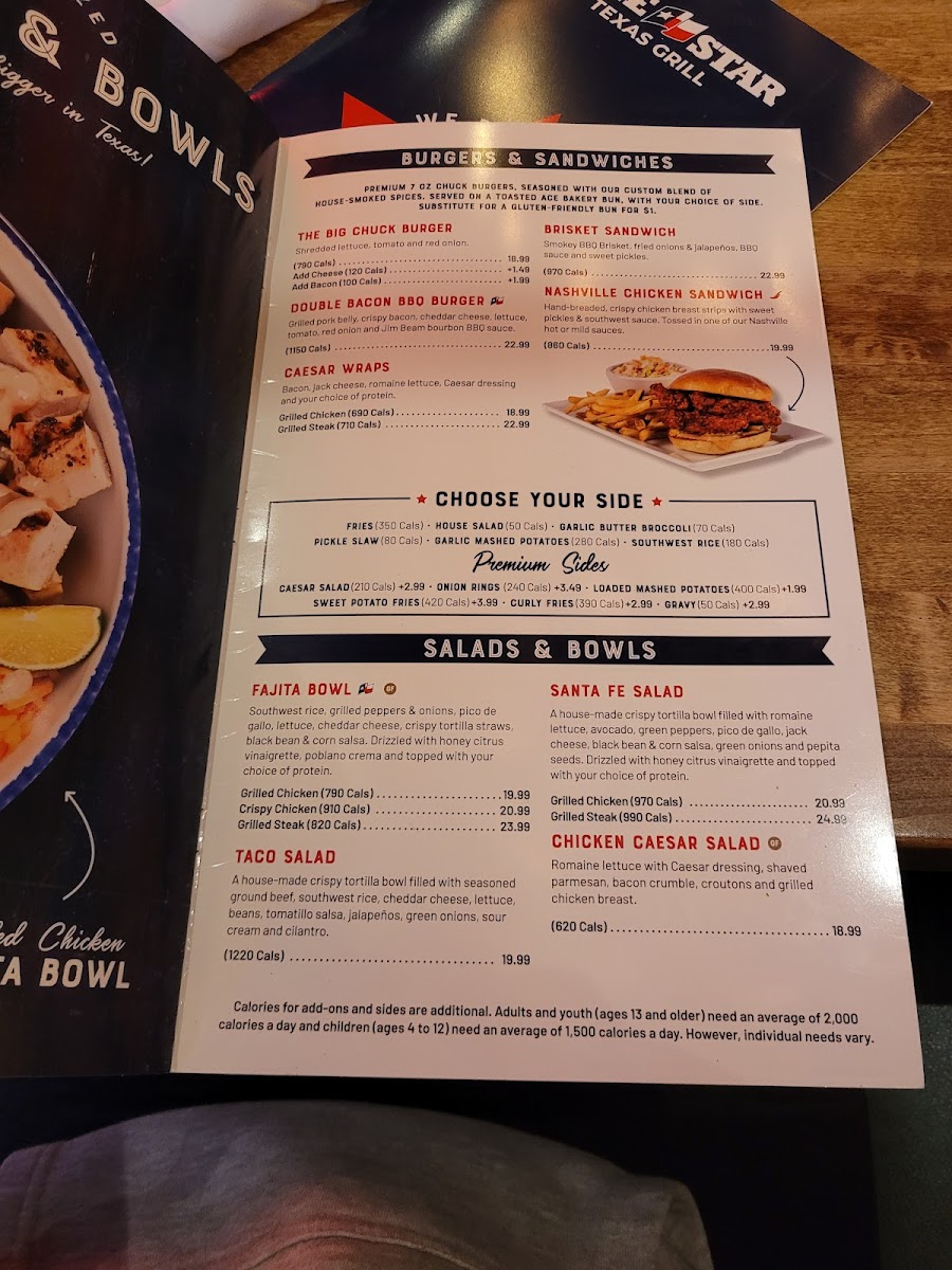 Menu Lone Star Texas Grill-9