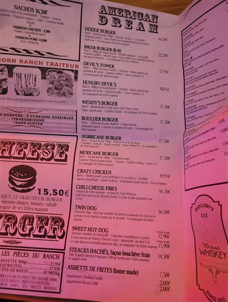 Menu Long Horn Ranch-1