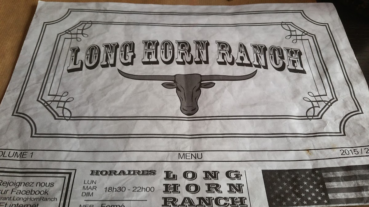 Menu Long Horn Ranch-4