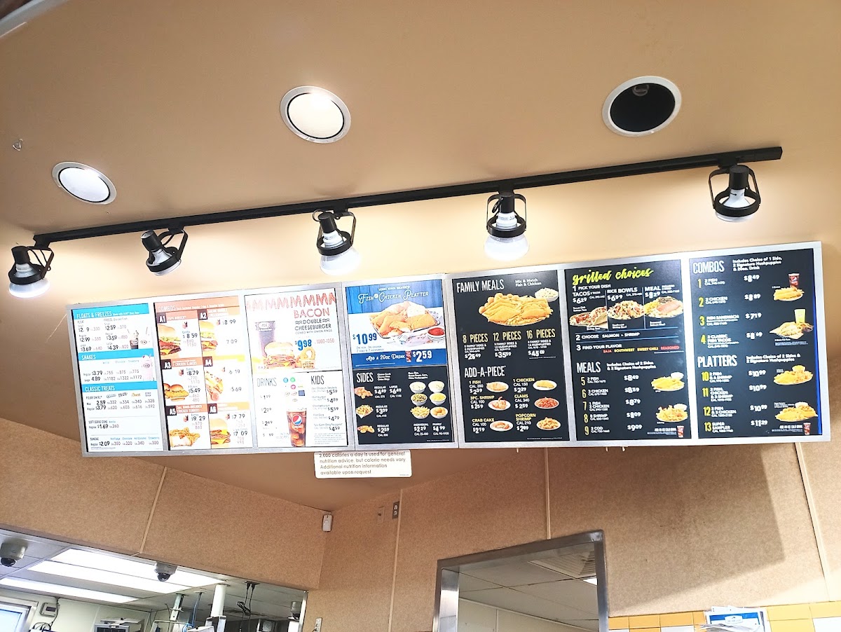 Menu Long John Silver's | A&w-2