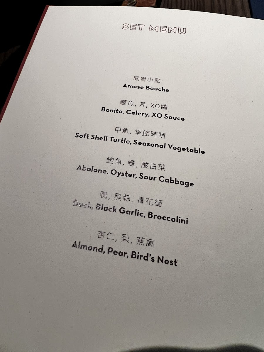 Menu Longtail-8