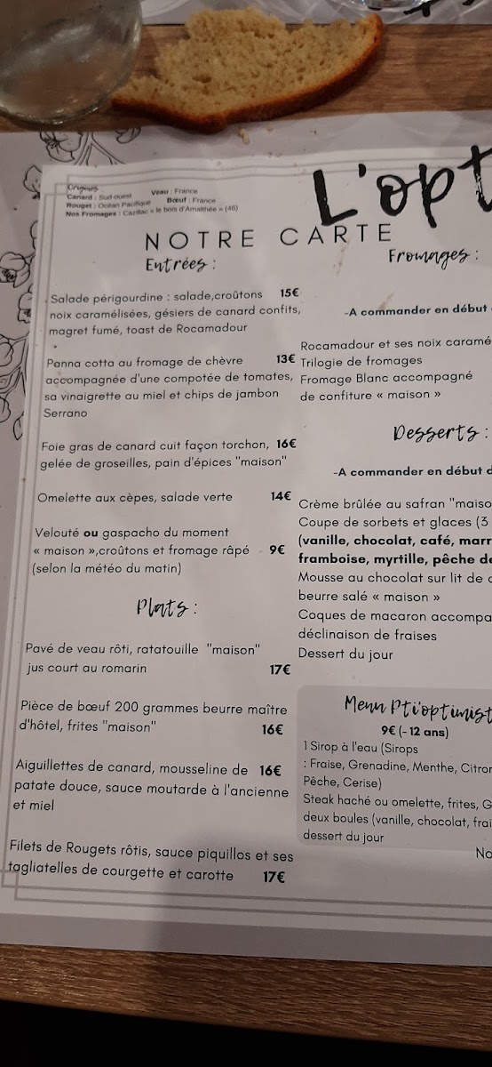 Menu L'optimiste-7