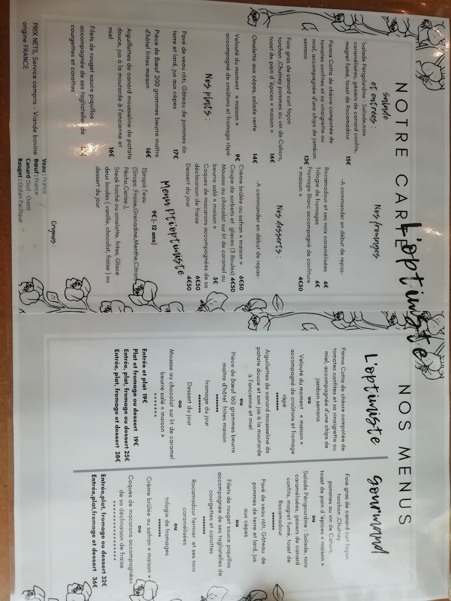 Menu L'optimiste-8