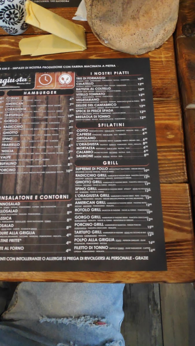 Menu L'oragiusta | Ristorante Pizzeria Nichelino-7