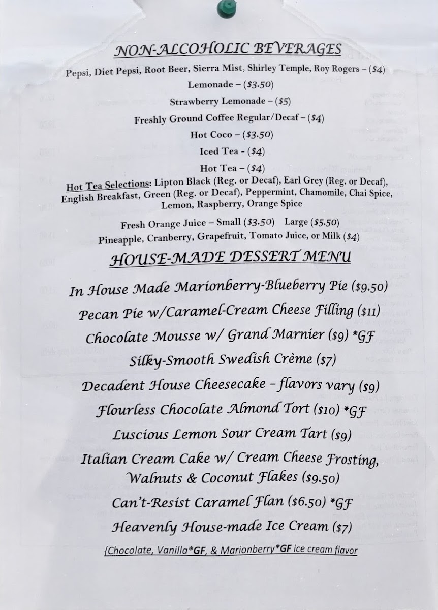 Menu Lord Bennett's-2