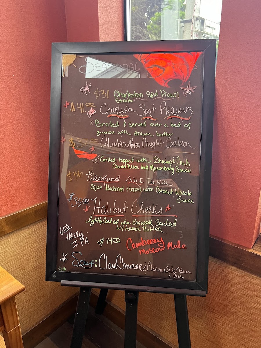 Menu Lord Bennett's-9