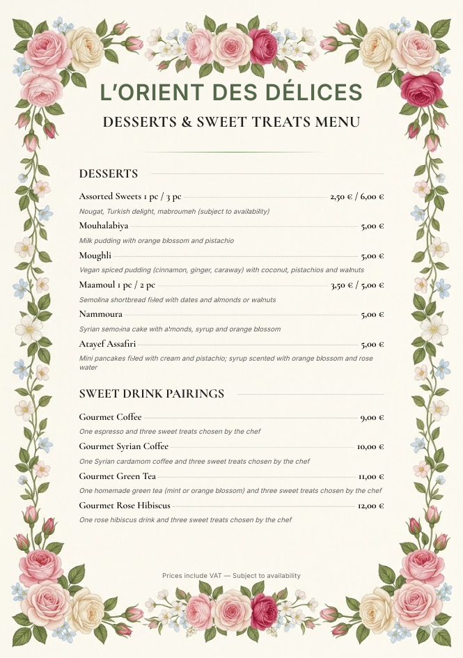 Menu L'orient Des Délices-1