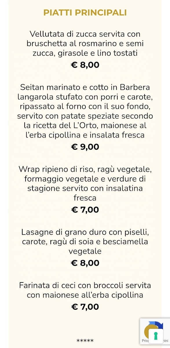 Menu L'orto Bistrò-6