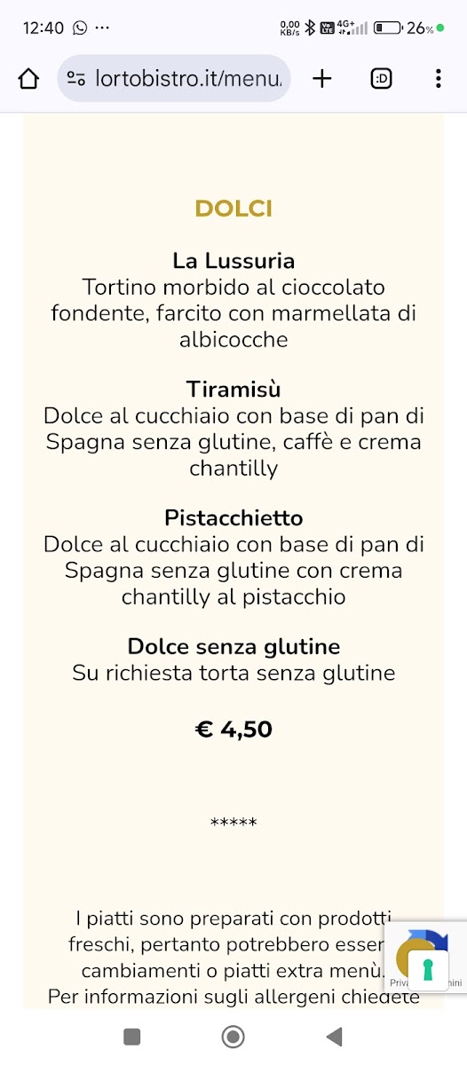 Menu L'orto Bistrò-8