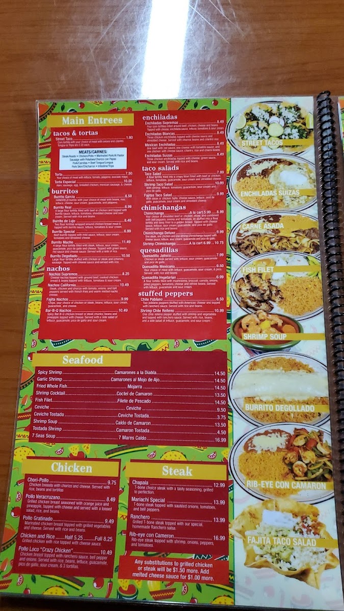 Menu Los 3 Garcia Taqueria-7