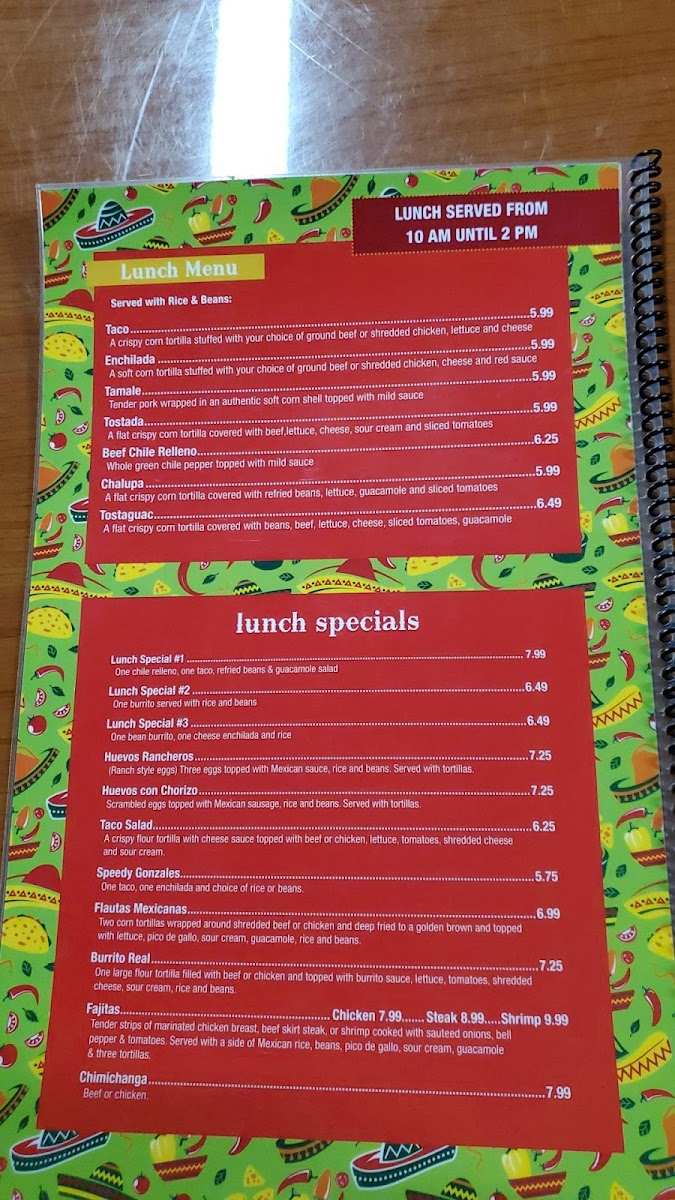 Menu Los 3 Garcia Taqueria-9