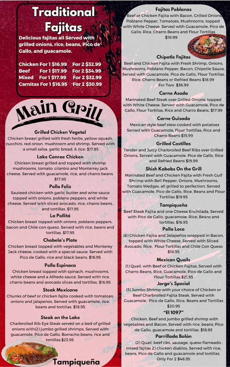 Menu Los 3 Mexicanos Mexican Bar & Grill-2