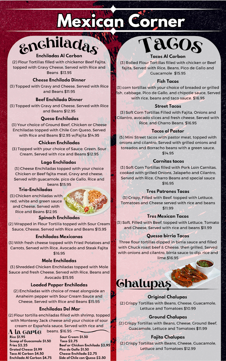 Menu Los 3 Mexicanos Mexican Bar & Grill-5