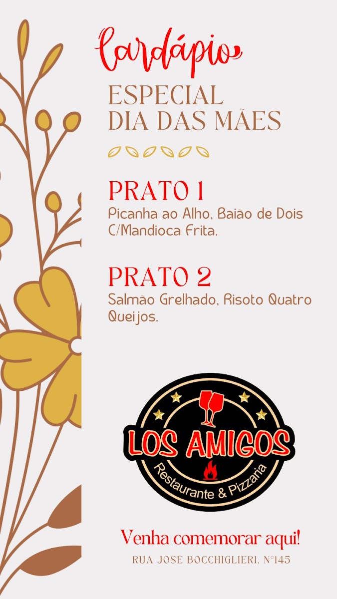 Menu Los Amigos Restaurante E Pizzaria-1