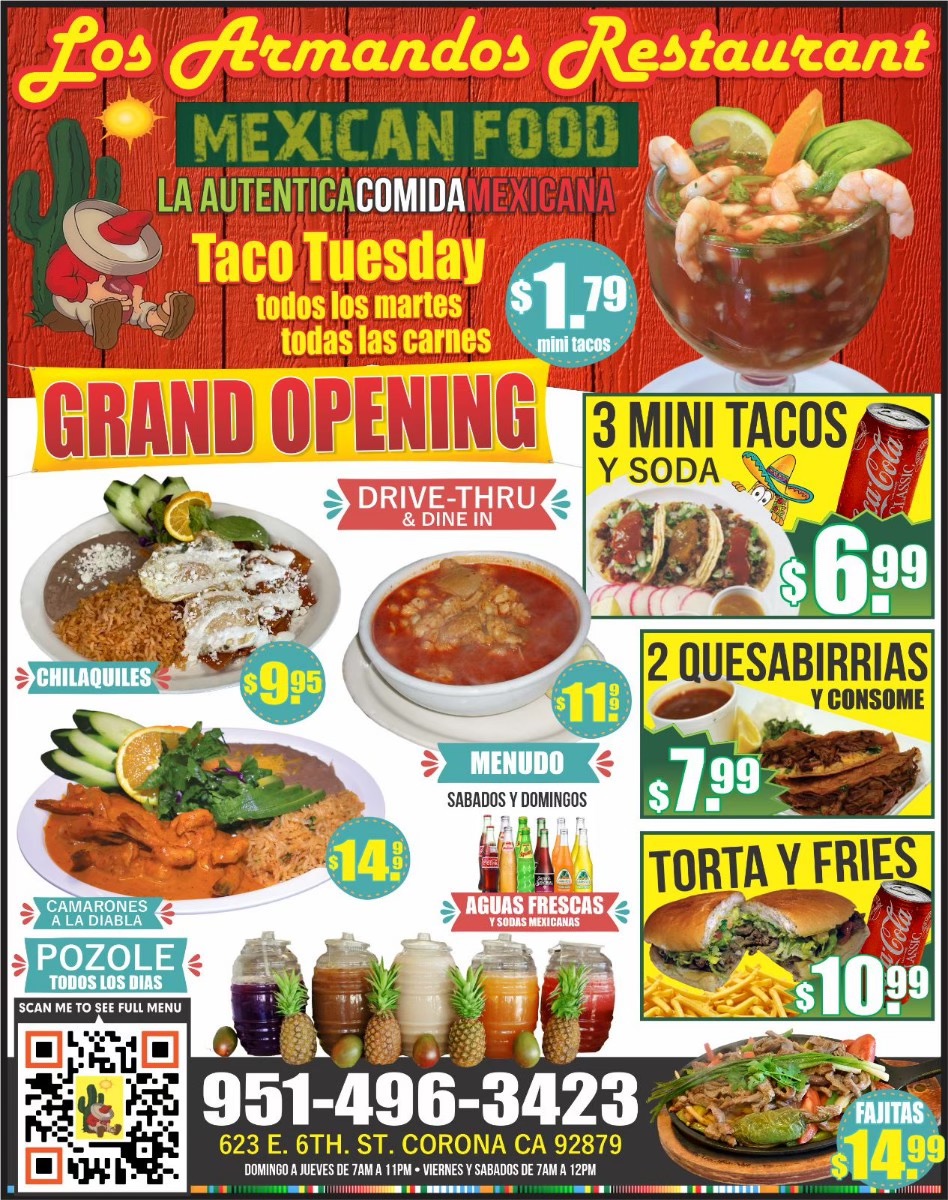 Menu Los Armando's Mexican Food-10