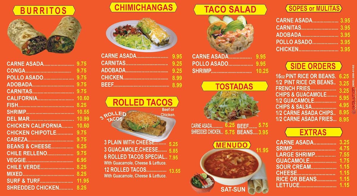Menu Los Armando's Mexican Food-2
