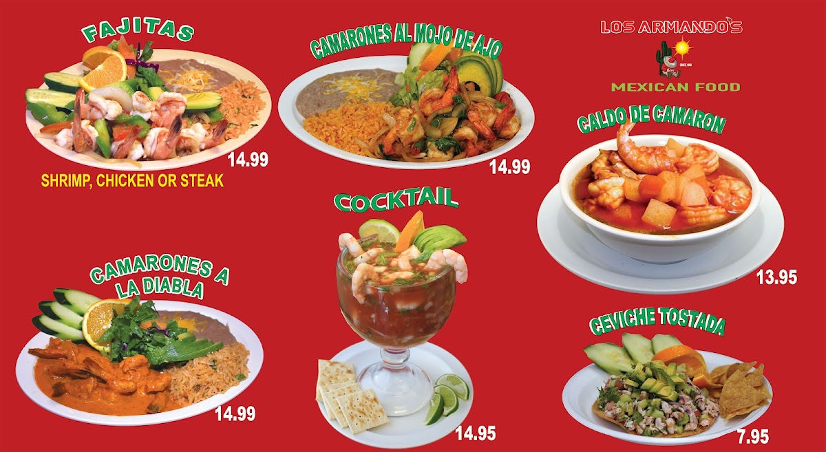 Menu Los Armando's Mexican Food-7