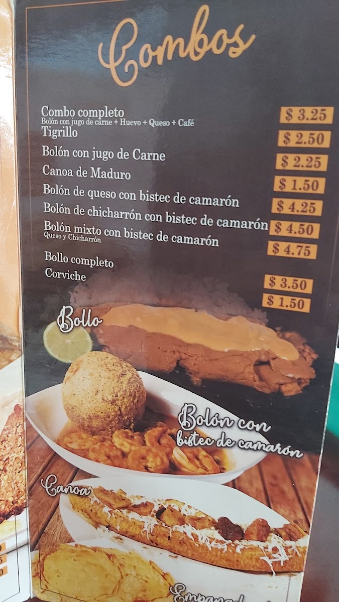 Menu Los Bolones De La Montubia Cafeteria Manabita-4