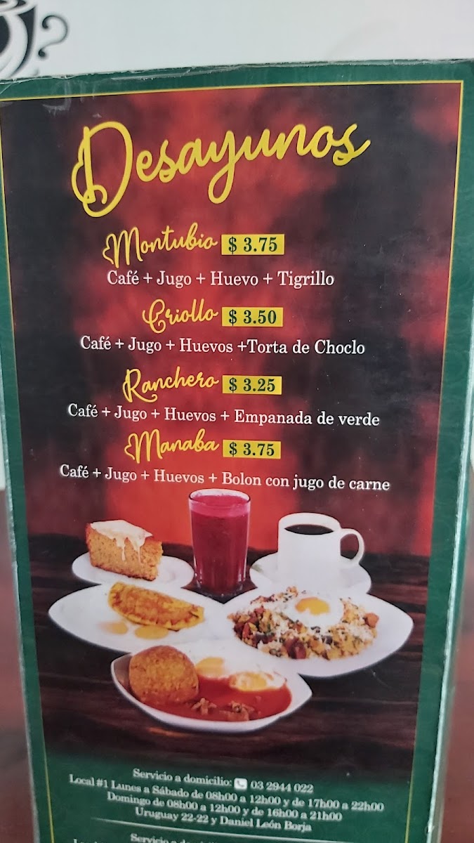Menu Los Bolones De La Montubia Cafeteria Manabita-5