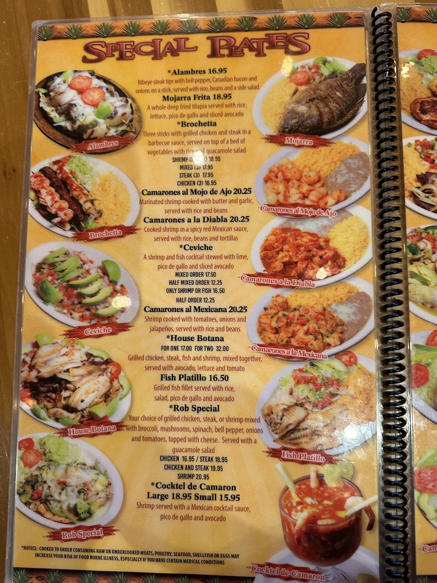 Menu Los Bravos Johnson Mexican Restaurant-5