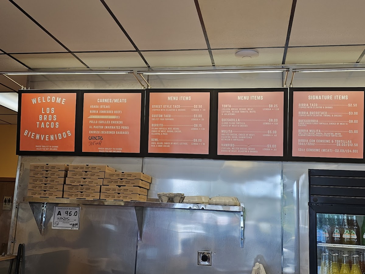 Menu Los Bros Tacos-2