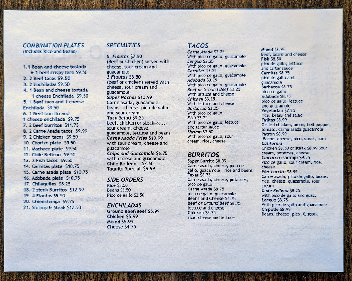 Menu Los Burritos-2
