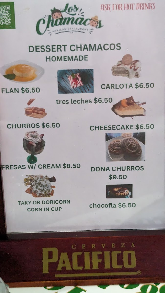 Menu Los Chamacos Mexican Restaurant-7