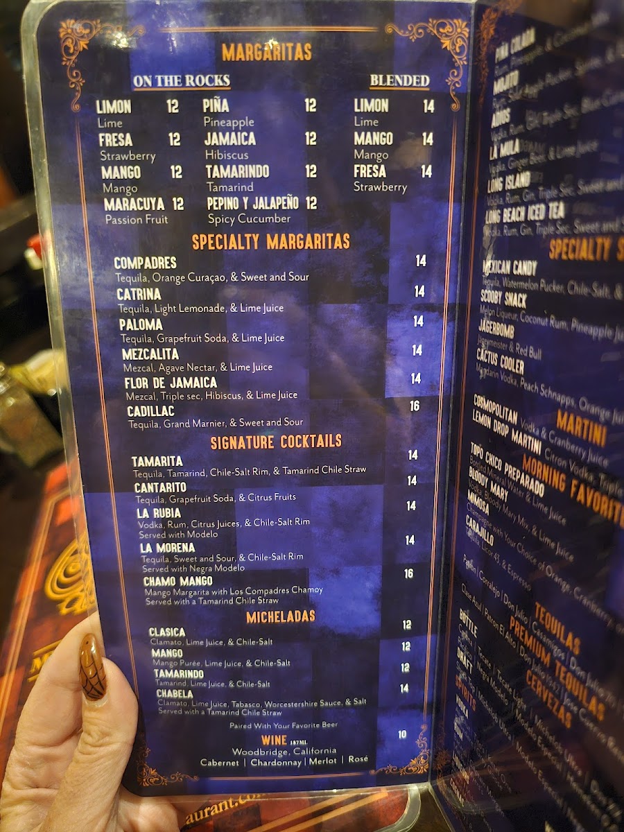 Menu Los Compadres Restaurant-8