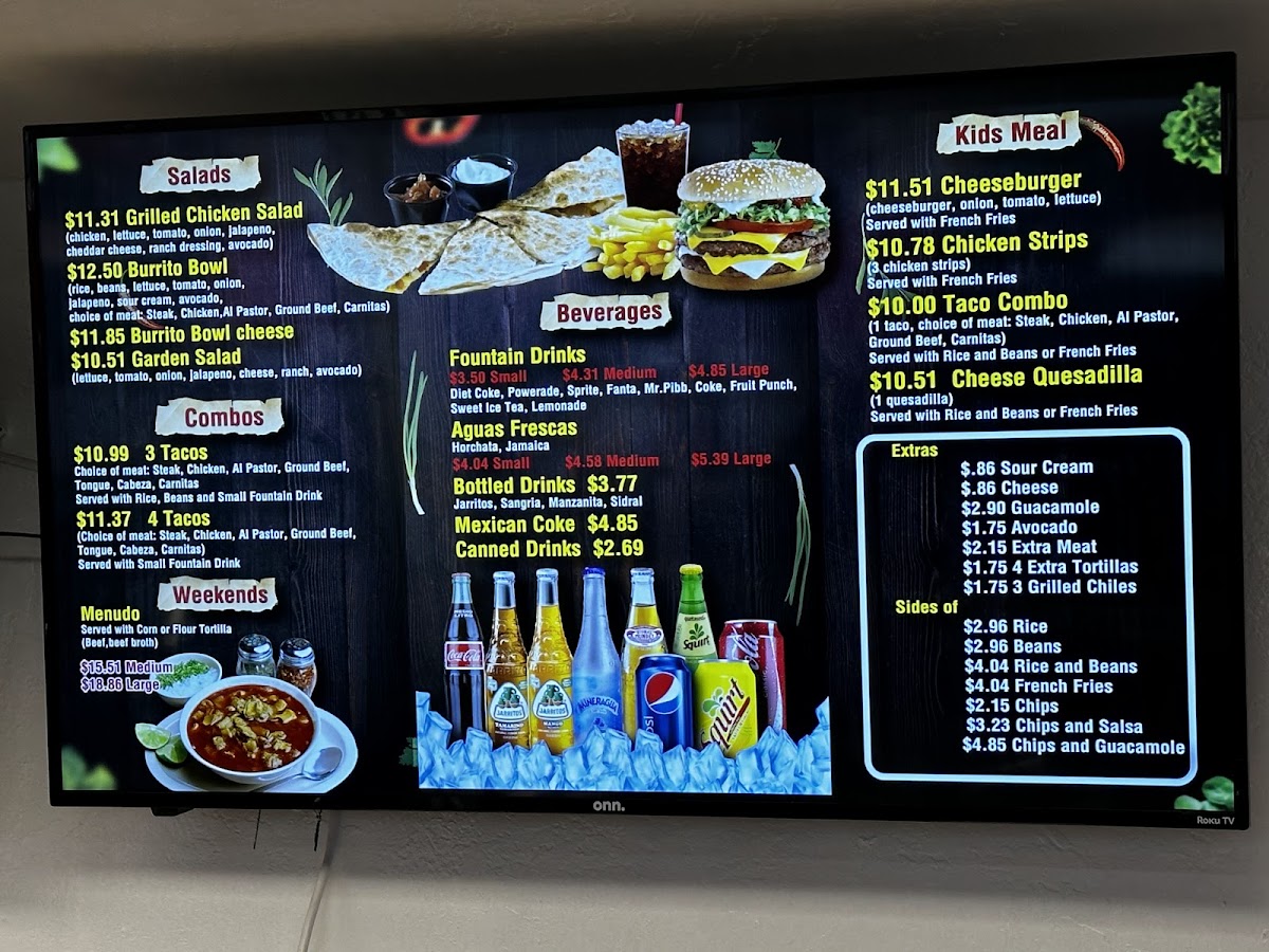 Menu Los Dos Carnales Restaurant-5