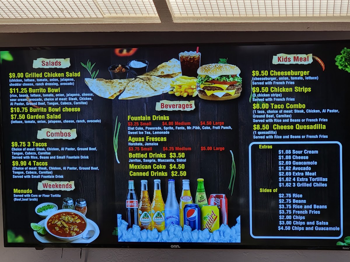 Menu Los Dos Carnales Restaurant-6