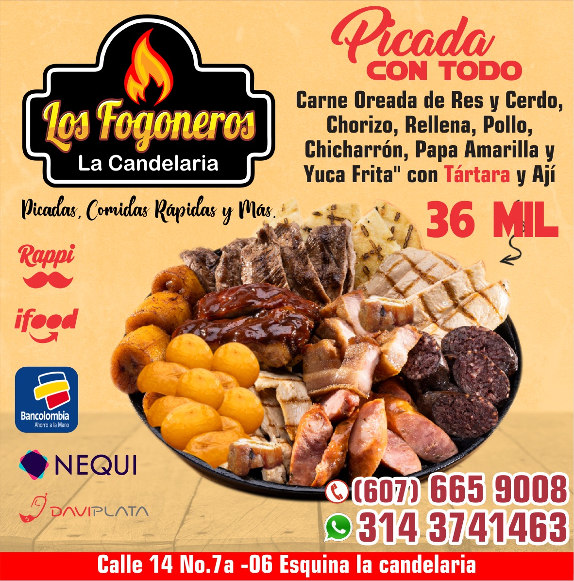 Menu Los Fogoneros Piedecuesta-10