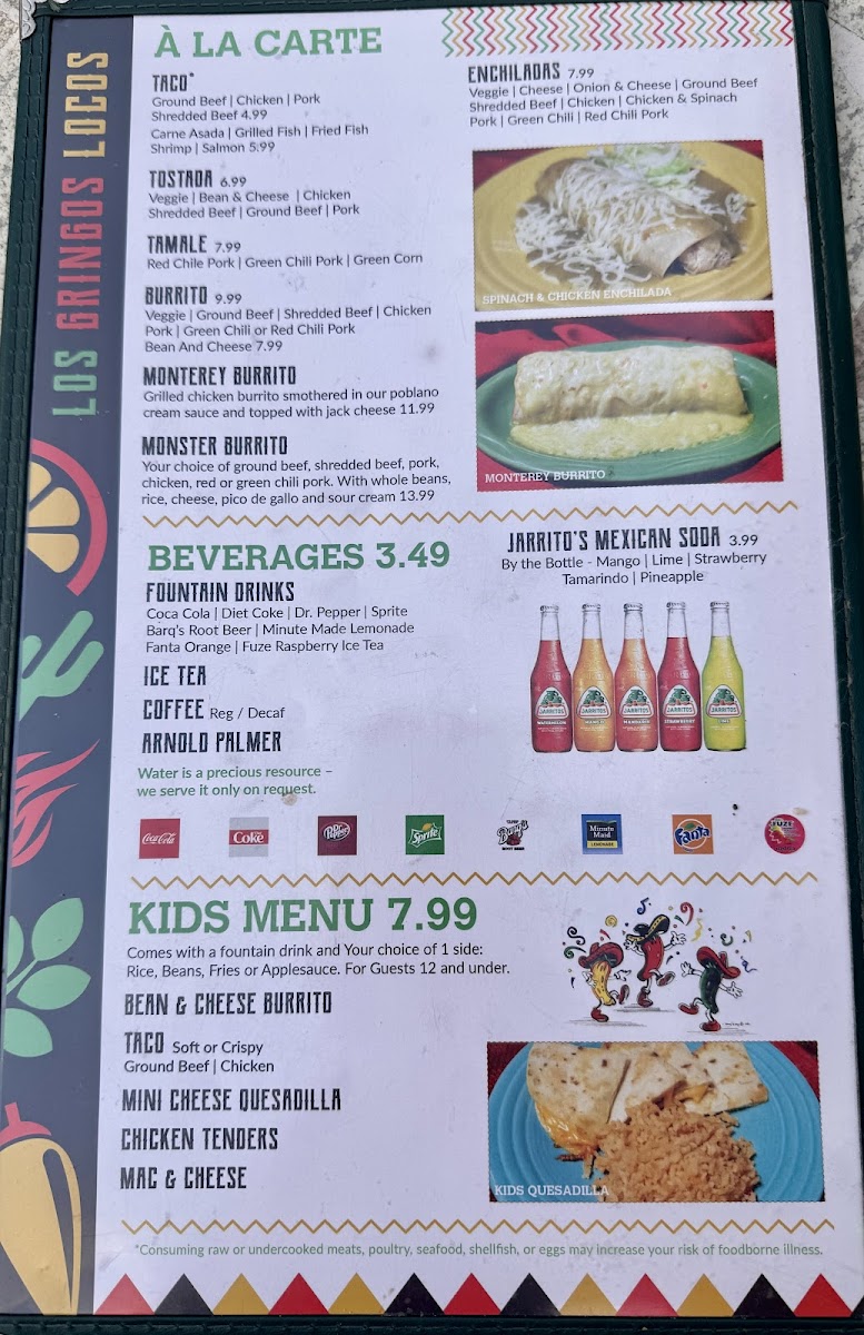 Menu Los Gringos Locos-2