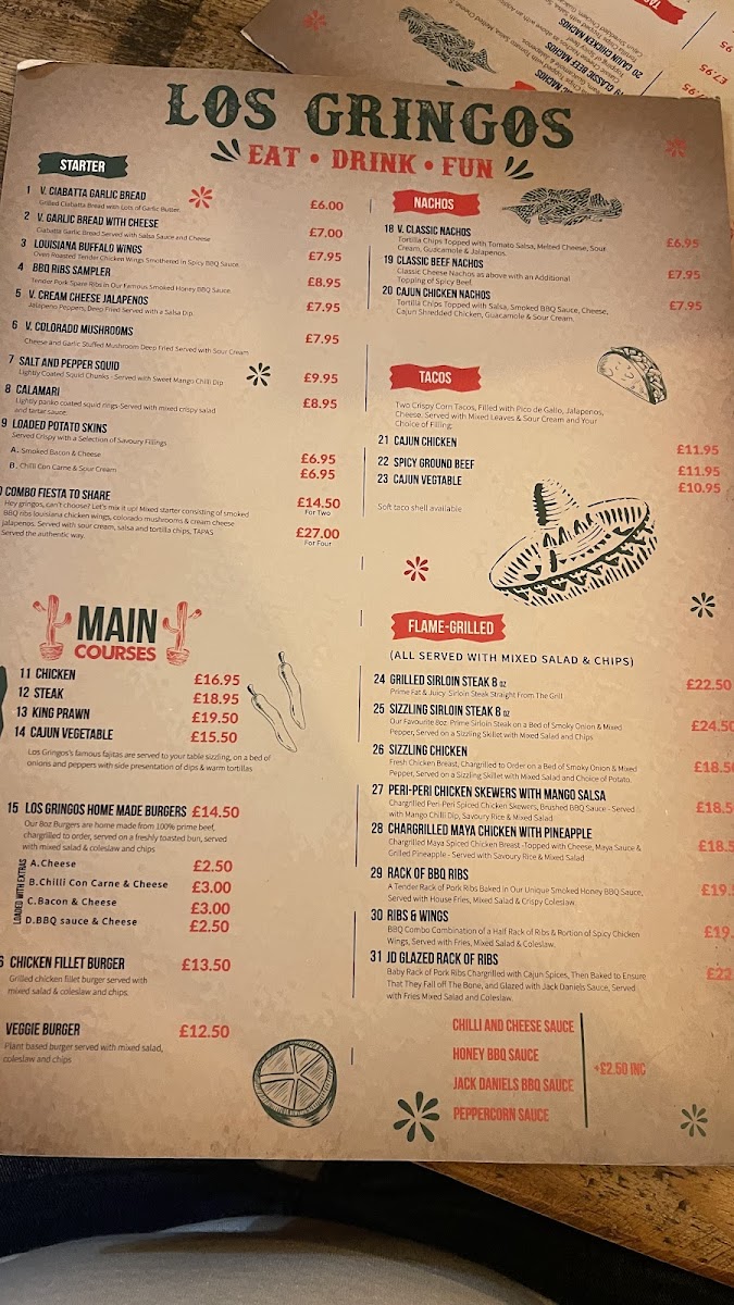 Menu Los Gringos Rye-3
