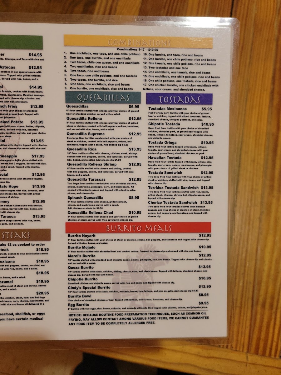 Menu Los Guerreros-1
