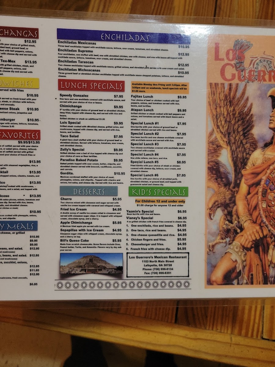 Menu Los Guerreros-5