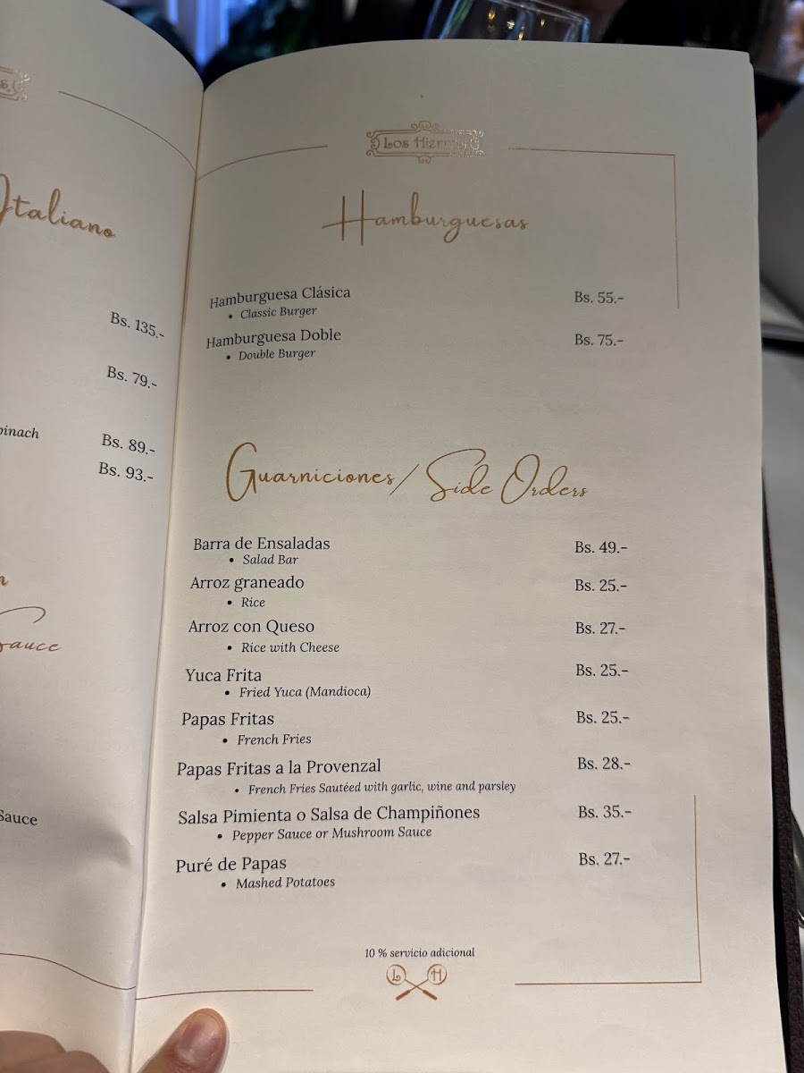 Menu Los Hierros Steakhouse & Bar-4