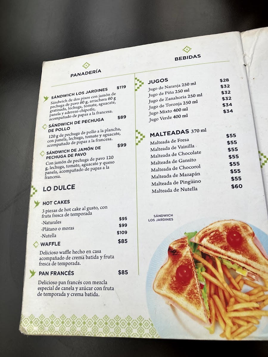 Menu Los Jardines Restaurant-4